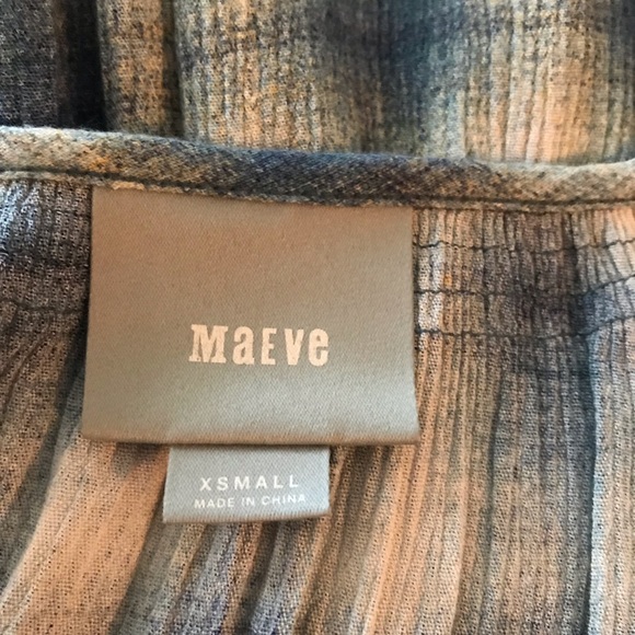 Anthropologie Maeve Cavalon Plaid Check Tunic XS - Picture 6 of 7